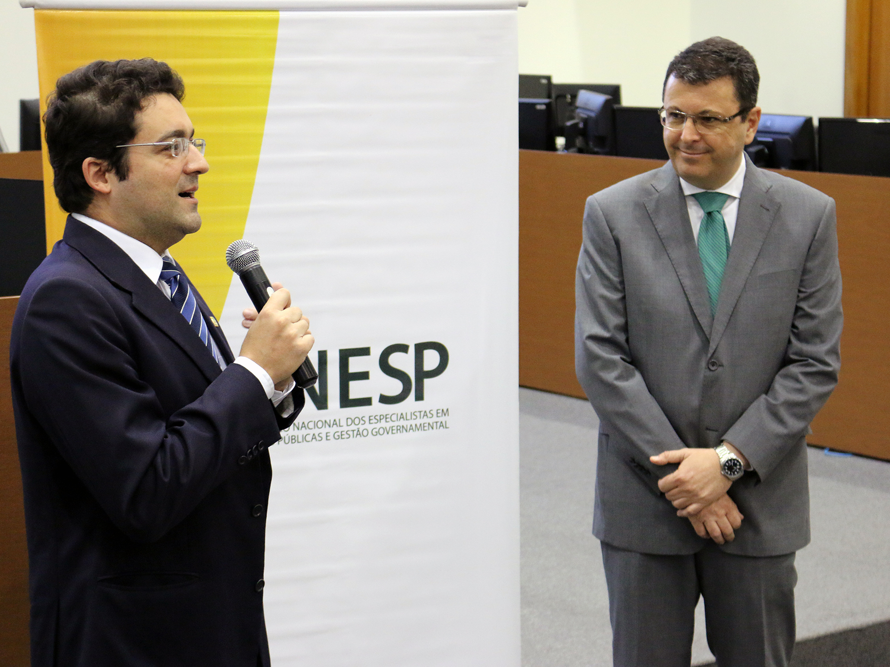  Presidentes da ANESP e do Cade, Alex Canuto e Márcio de Oliveira Jr 