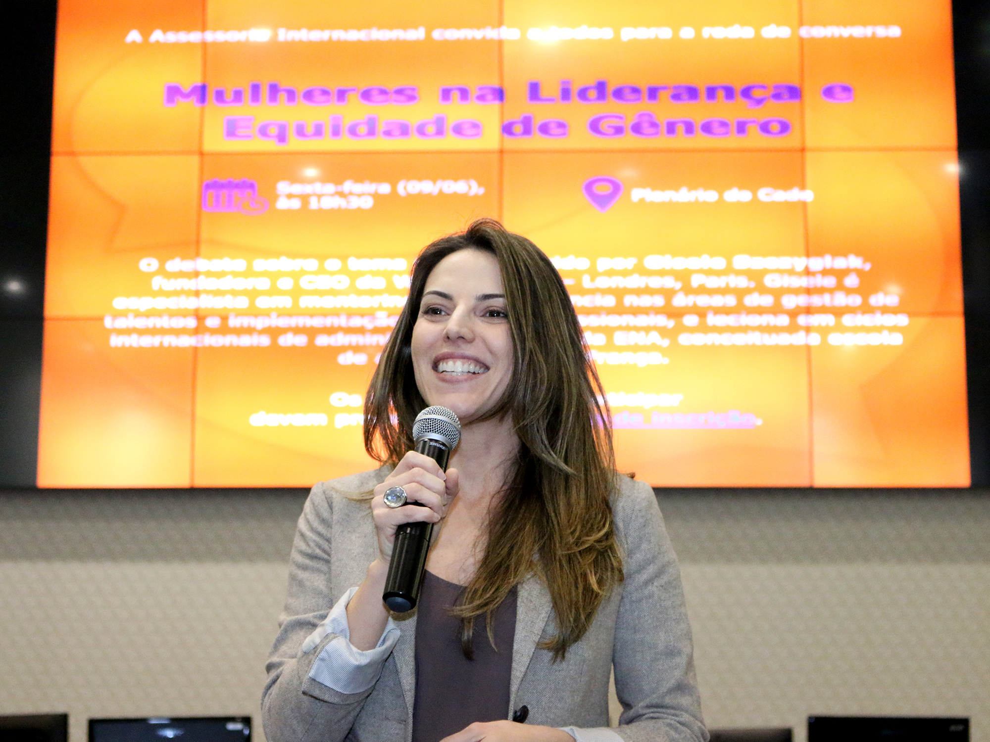  Mariana Boabaid, EPPGG Associada a ANESP, foi uma das organizadoras do evento. Foto: Filipe Calmon / ANESP 