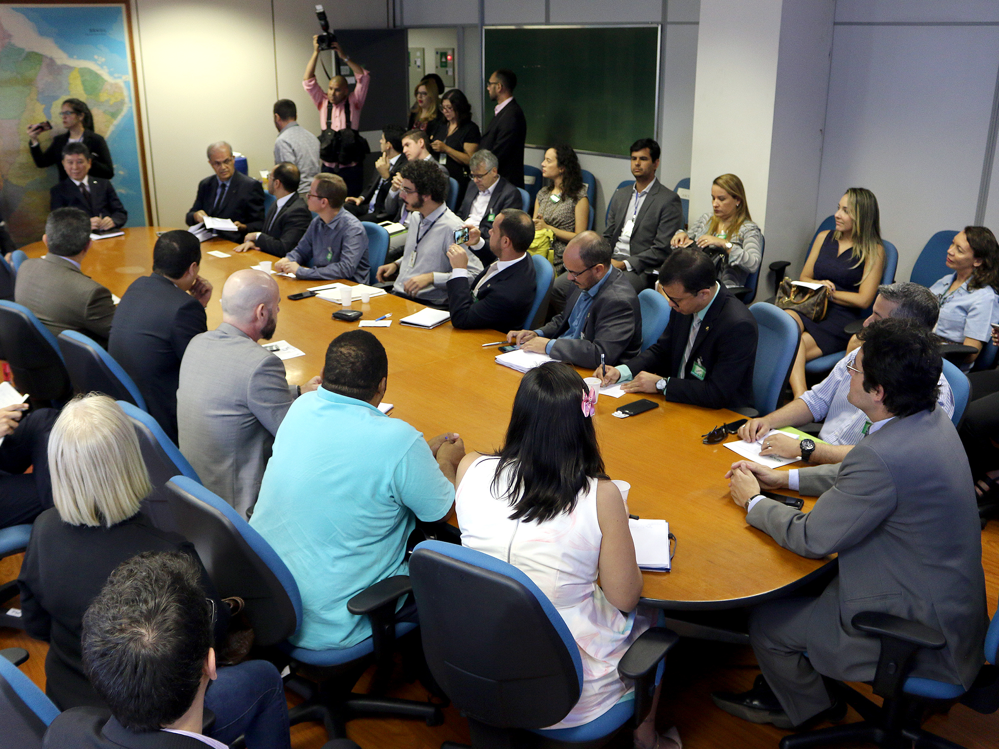  Reunião no gabinete do Secretário de Gestão de Pessoas 