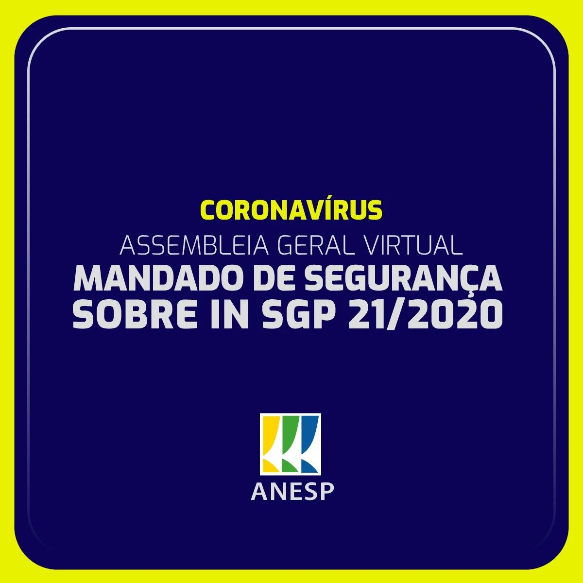 Convocação: Assembleia sobre mandado de segurança por teletrabalho no dia 24