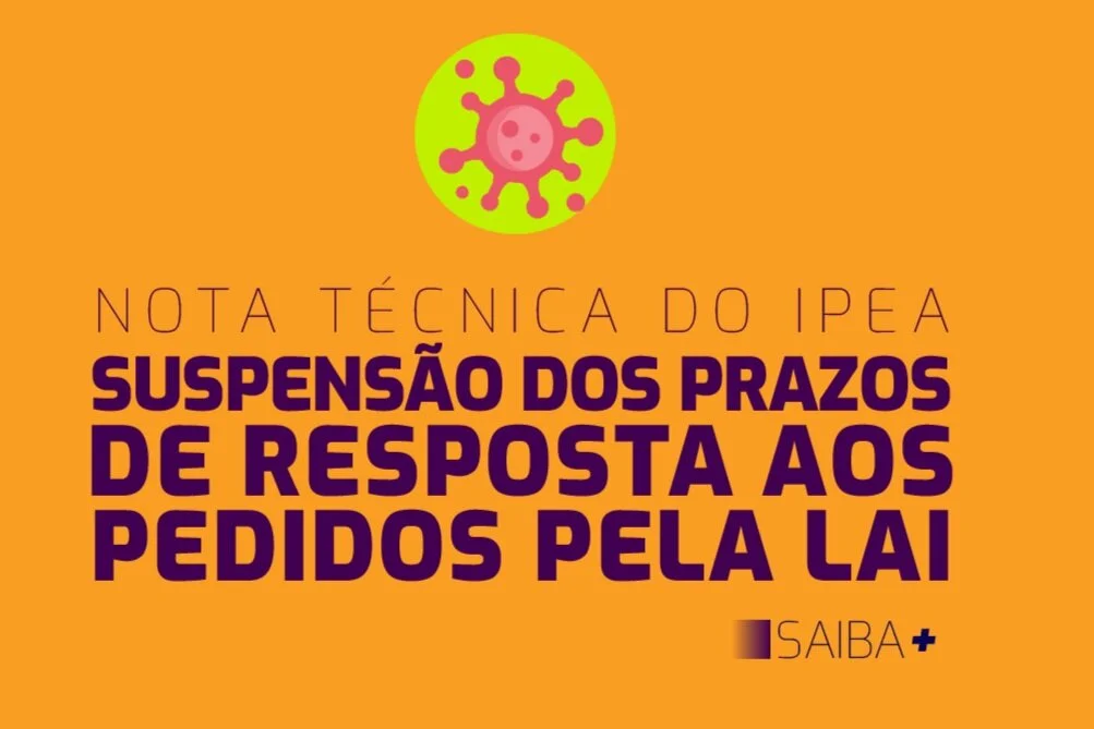 Suspensão dos prazos da LAI é desnecessária, aponta Nota Técnica do Ipea
