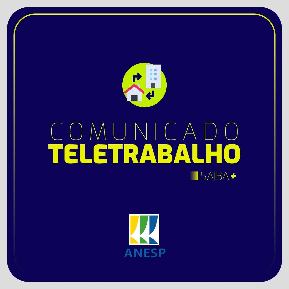 Comunicado sobre teletrabalho