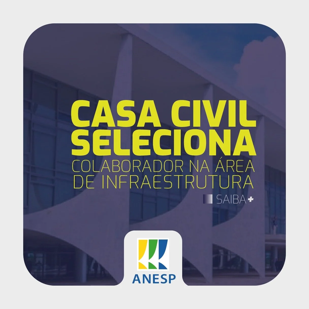 Processo seletivo é aberto para colaboradores na área de infraestrutura