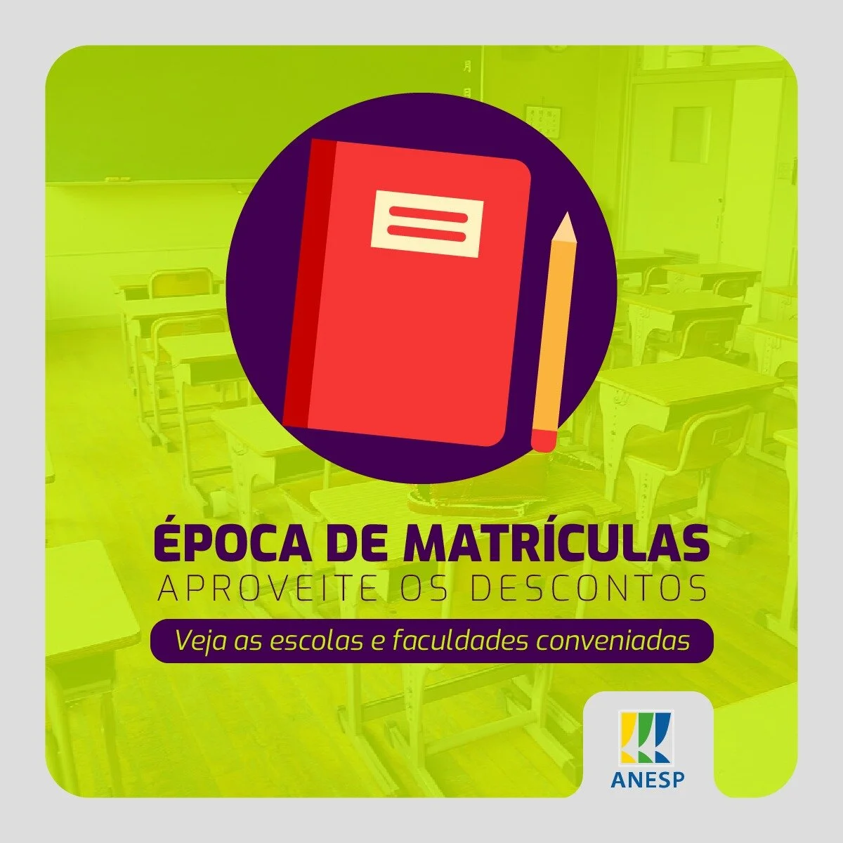Período de matrículas: confira escolas e faculdades com as quais a ANESP tem convênio