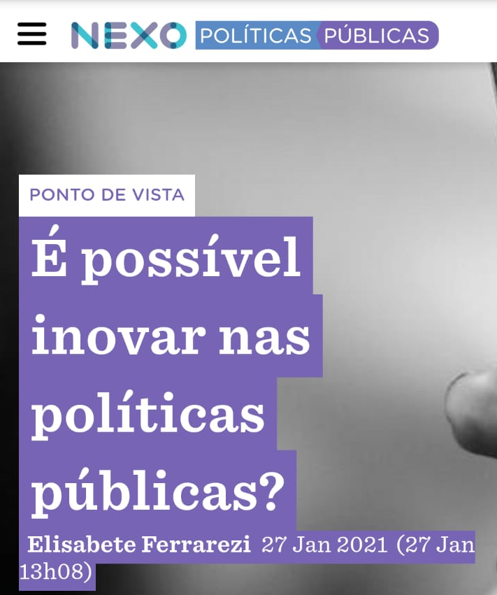 Nexo publica artigo de EPPGG sobre caminhos da inovação no setor público
