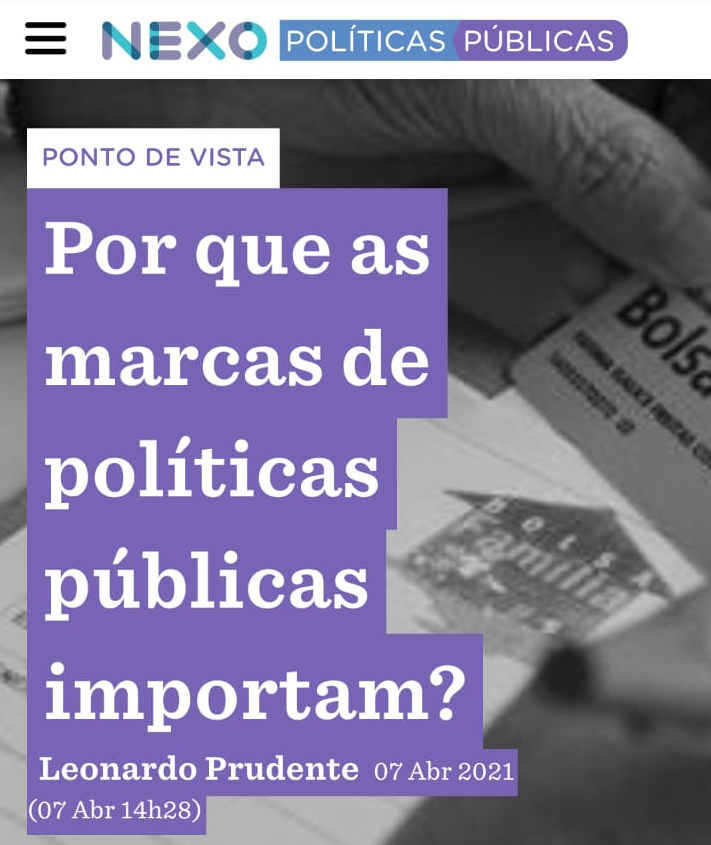 Artigo no Nexo debate o papel das marcas no universo das políticas públicas