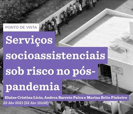 Suas e os riscos à assistência social são debatidos em artigo de EPPGGs no Nexo