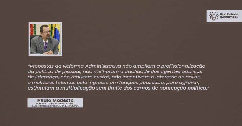 Reforma administrativa: primeiros passos e primeiras sugestões, por Paulo Modesto