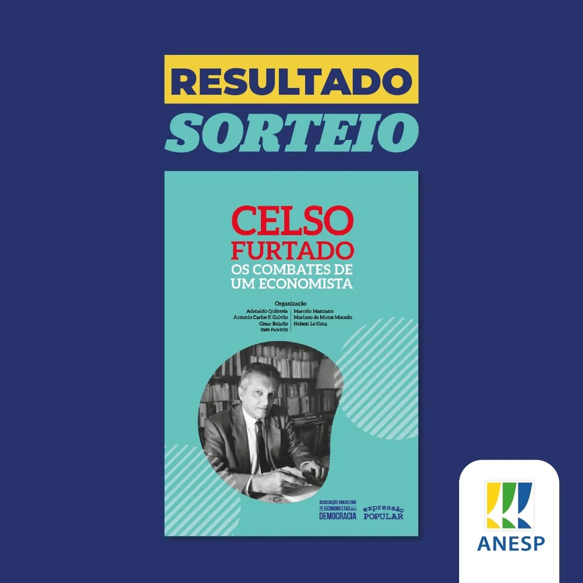Resultado: sorteio de livros sobre Celso Furtado