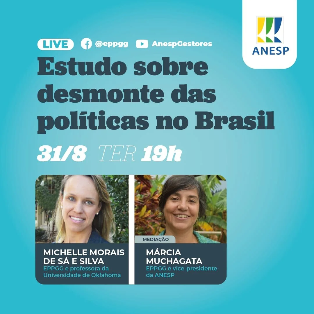 Live: ANESP debate pesquisa de EPPGG sobre desmonte autoritário de políticas públicas