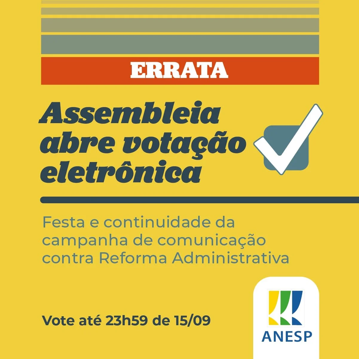 Assembleia abre votação eletrônica sobre festa e campanha contra PEC 32