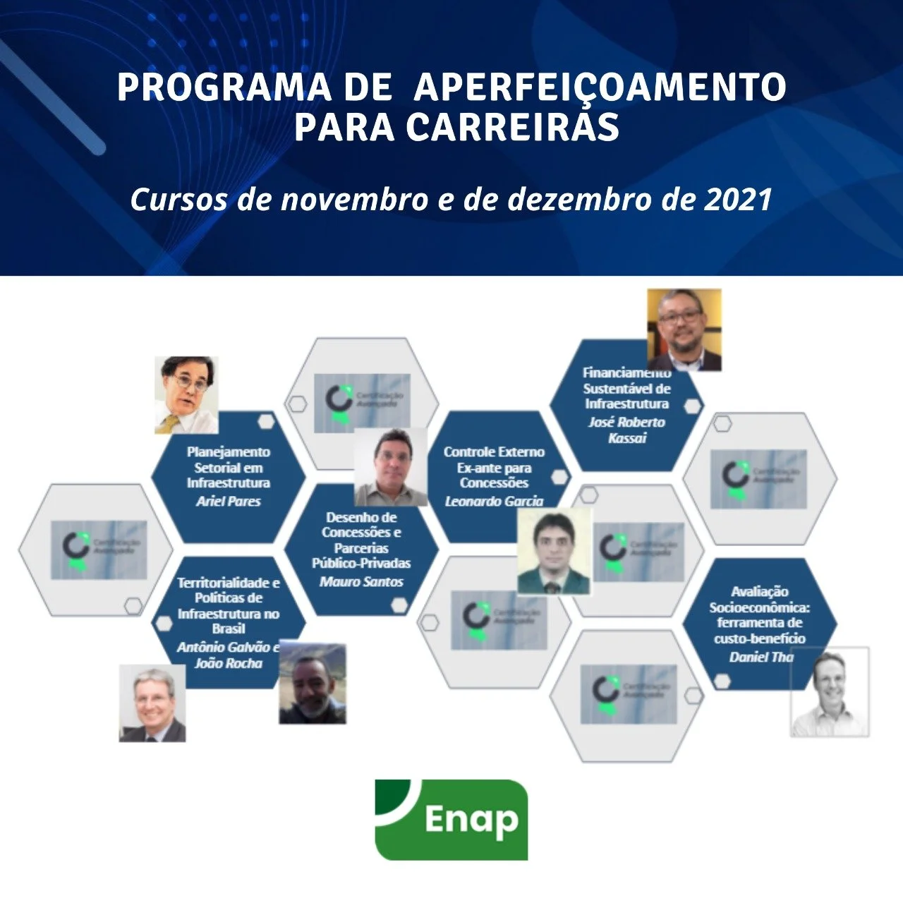 Enap oferece cursos sobre Políticas de Infraestrutura