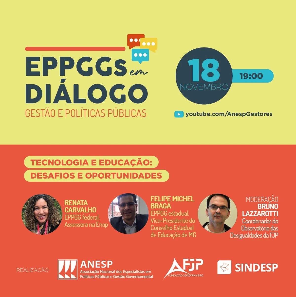 Tecnologia e educação são temas do 9º EPPGGs em Diálogo