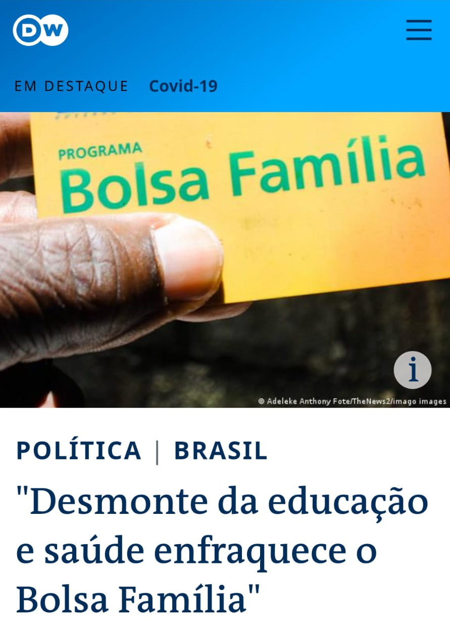 Para DW Brasil: EPPGG diz que governo "mutilou" estruturas do Estado que acompanham condicionalidades