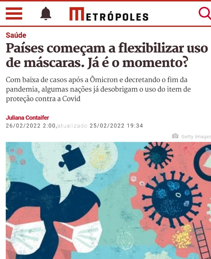 “Não vejo porque a pressa”: Claudio Maierovitch sobre flexibilização do uso de máscaras