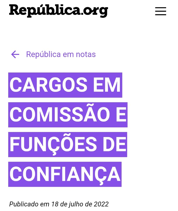Em artigo, EPPGG explica a diferença entre cargo em comissão e função de confiança
