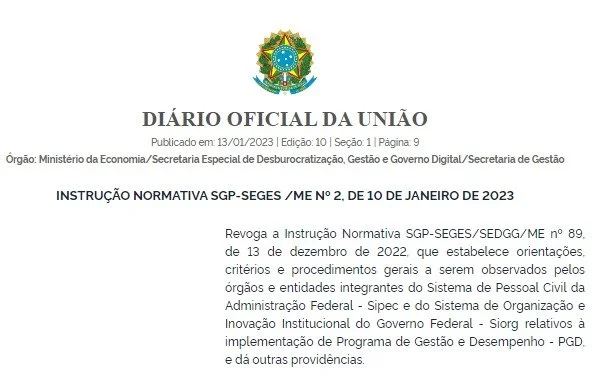 IN 89, questionada pela ANESP, é revogada 