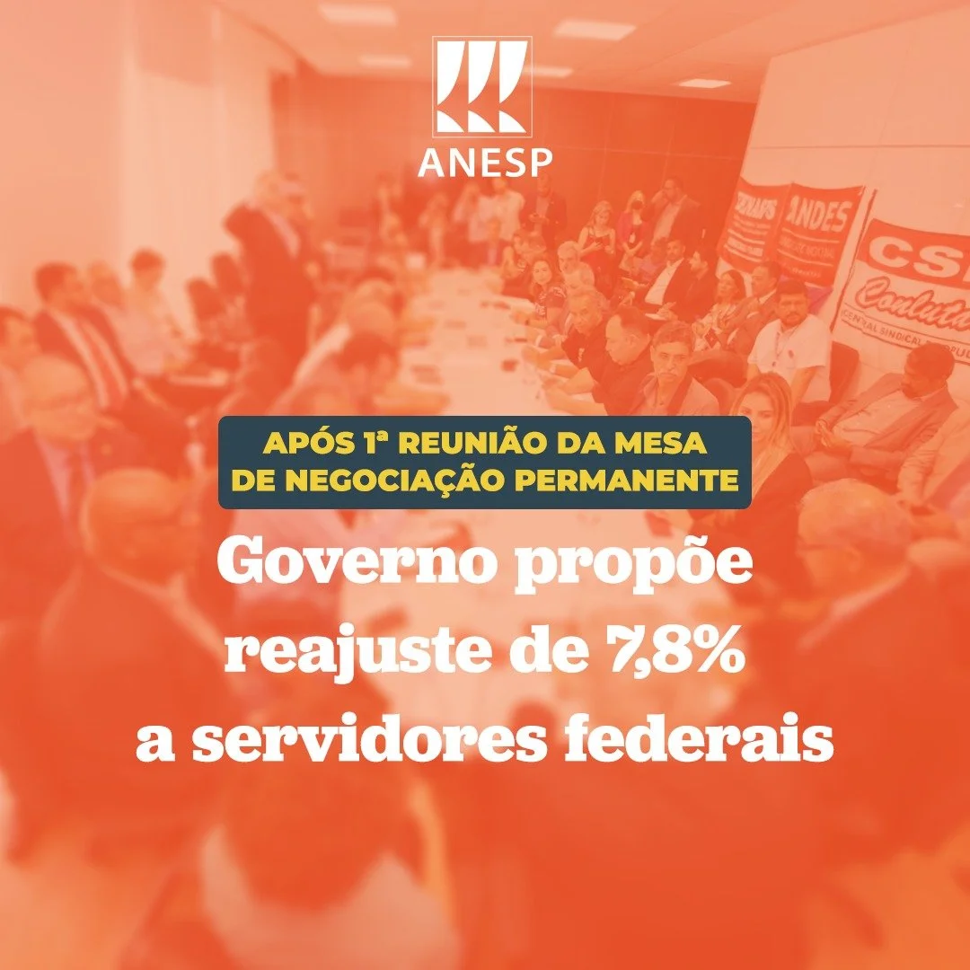Após primeira reunião da Mesa de Negociação, governo propõe reajuste de 7,8% a servidores federais