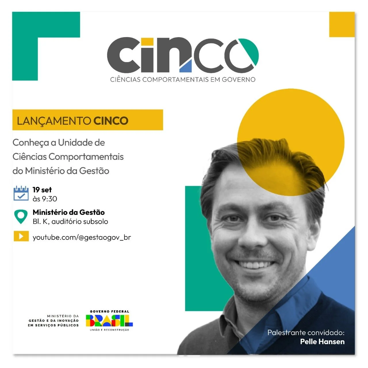 Unidade de ciências comportamentais é lançada com palestra de Pelle Hansen