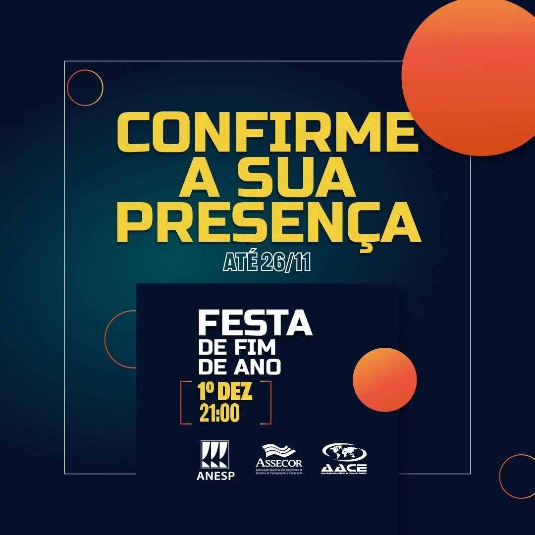 Confirmações de presença para a festa de fim de ano