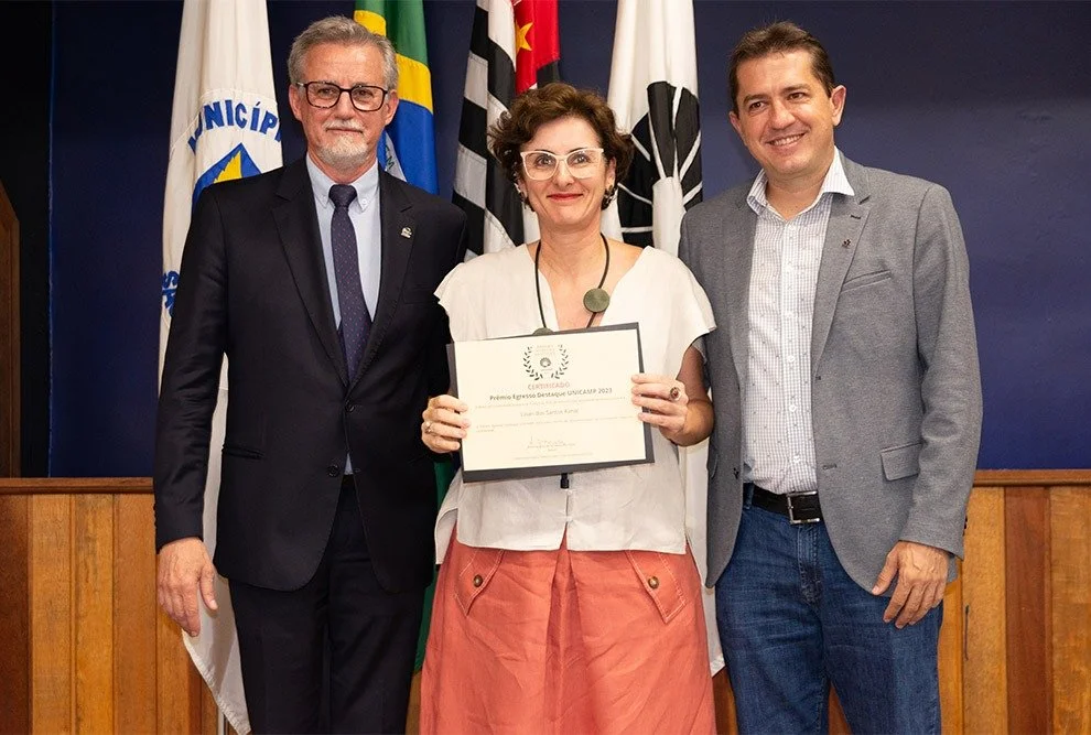 EPPGG Lilian Rahal recebe Prêmio Egresso Destaque Unicamp 2023