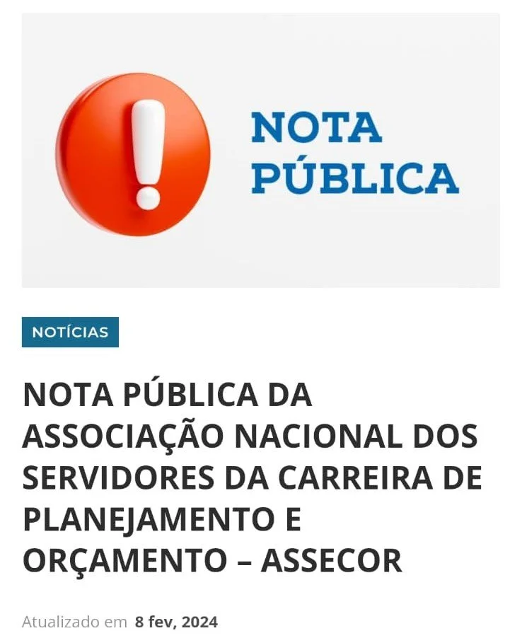 Nota da Assecor rebate fala de Lira sobre orçamento