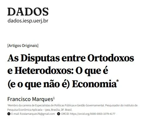 Em artigo, EPPGG discute conceitos de ortodoxia e heterodoxia na Economia
