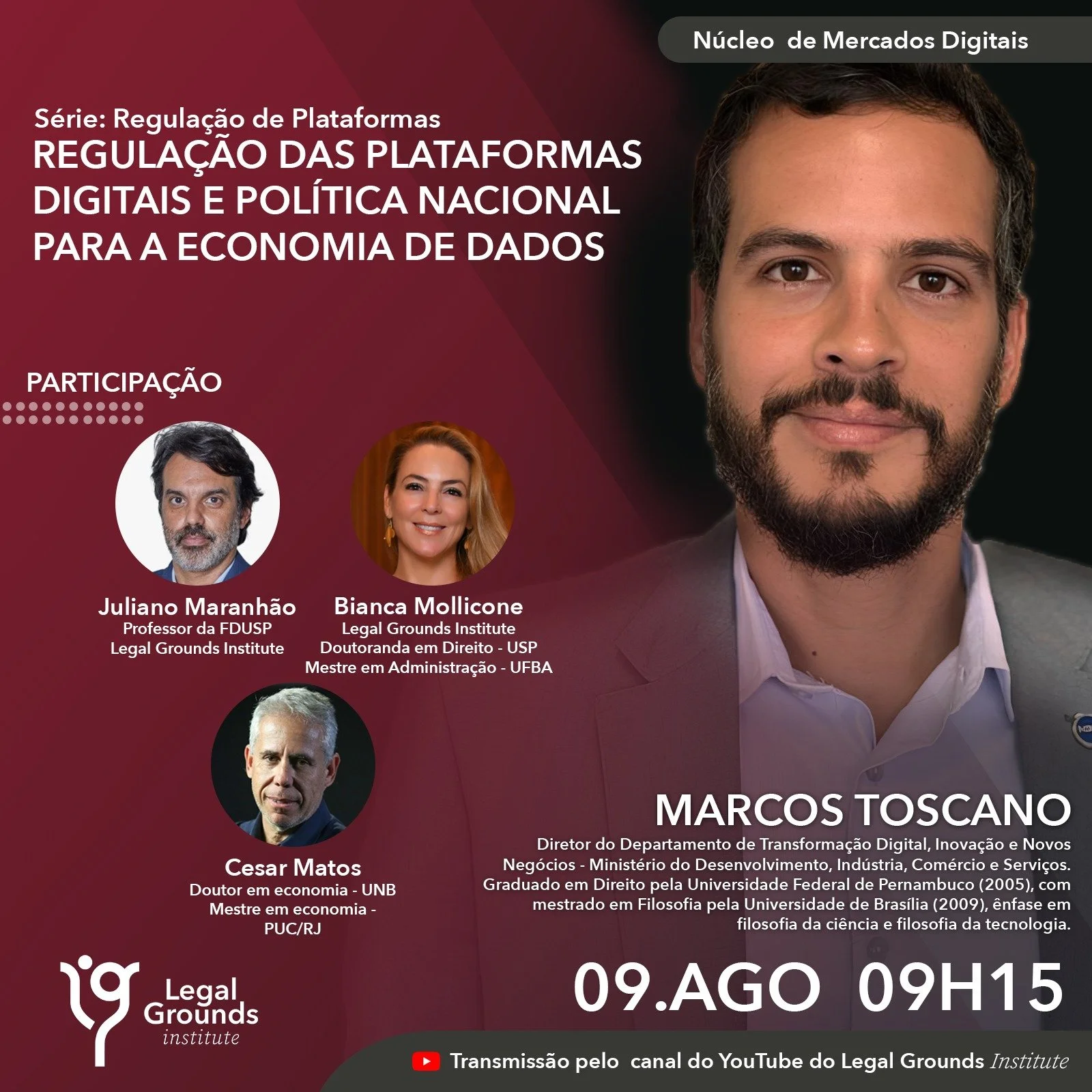EPPGG participa de webinar sobre políticas de regulação das plataformas digitais