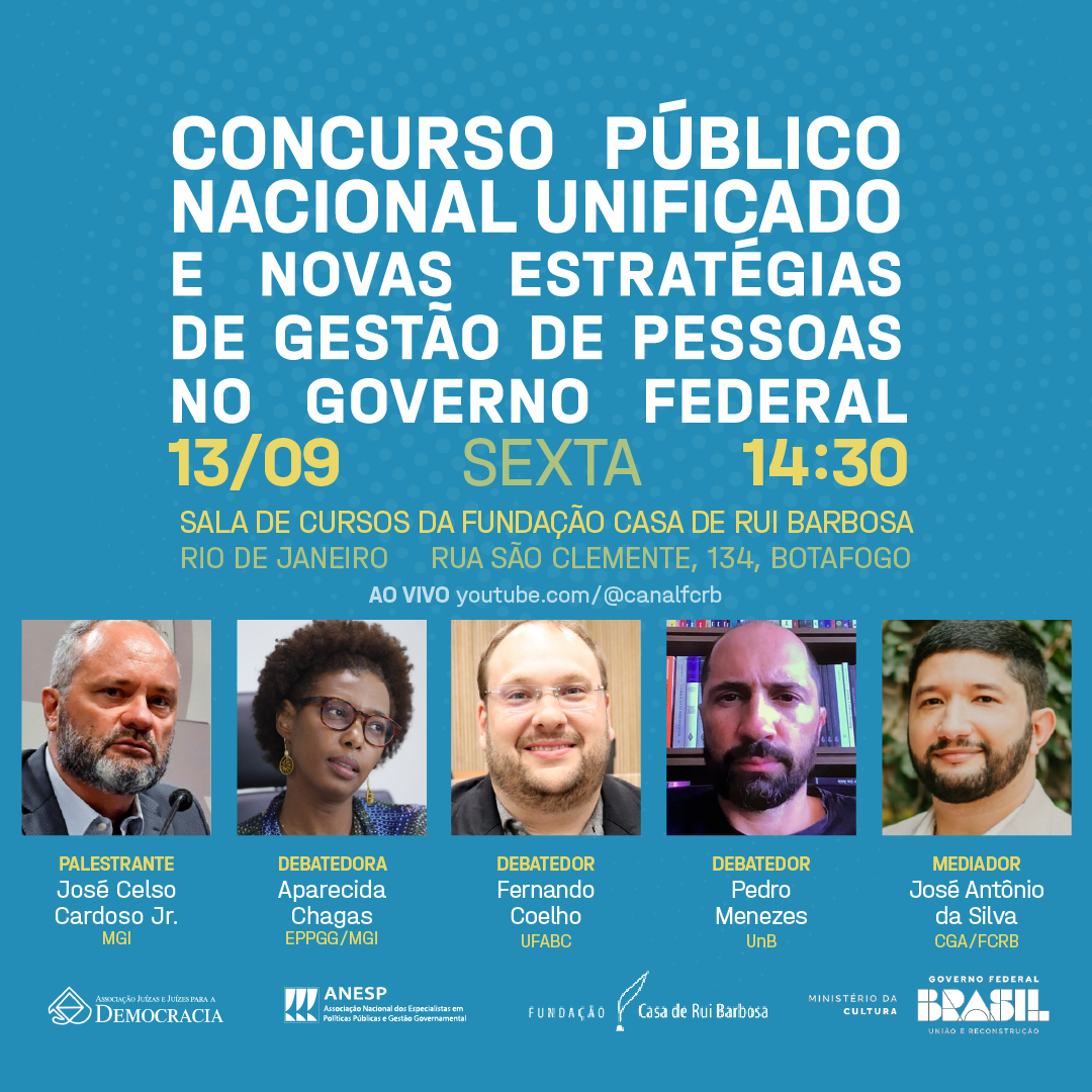 FCRB e ANESP debatem o CPNU e a inovação na gestão de pessoas no governo federal