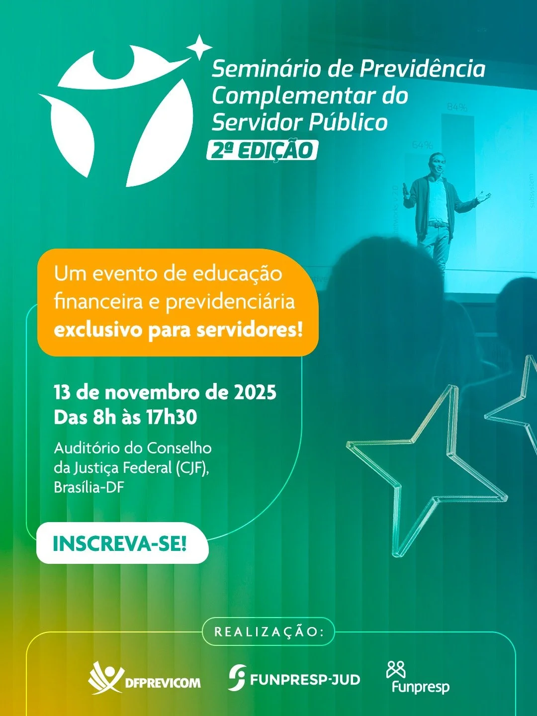 Seminário de Previdência leva palestras e oficinas a servidores públicos