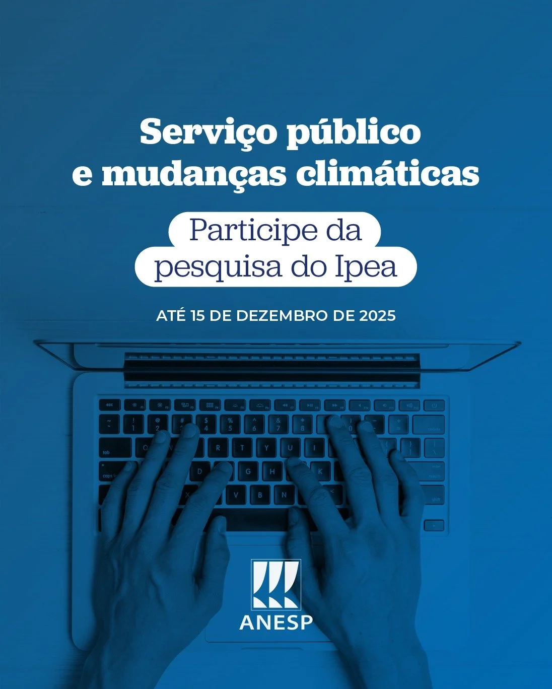 Serviço público e mudanças climáticas: participe de pesquisa do Ipea