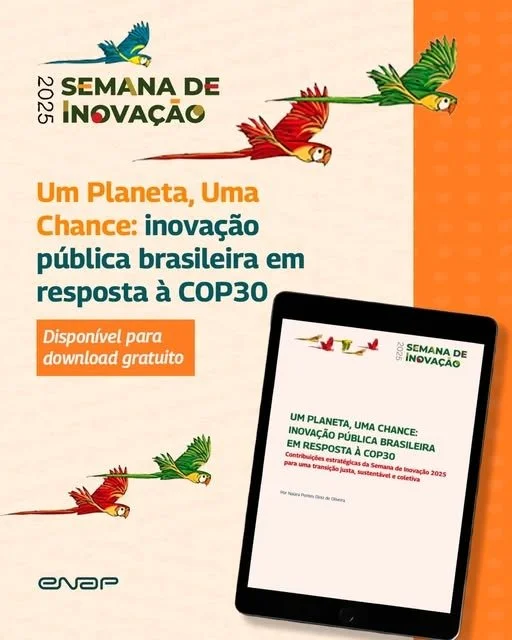 Enap lança publicação sobre inovação pública e governança climática