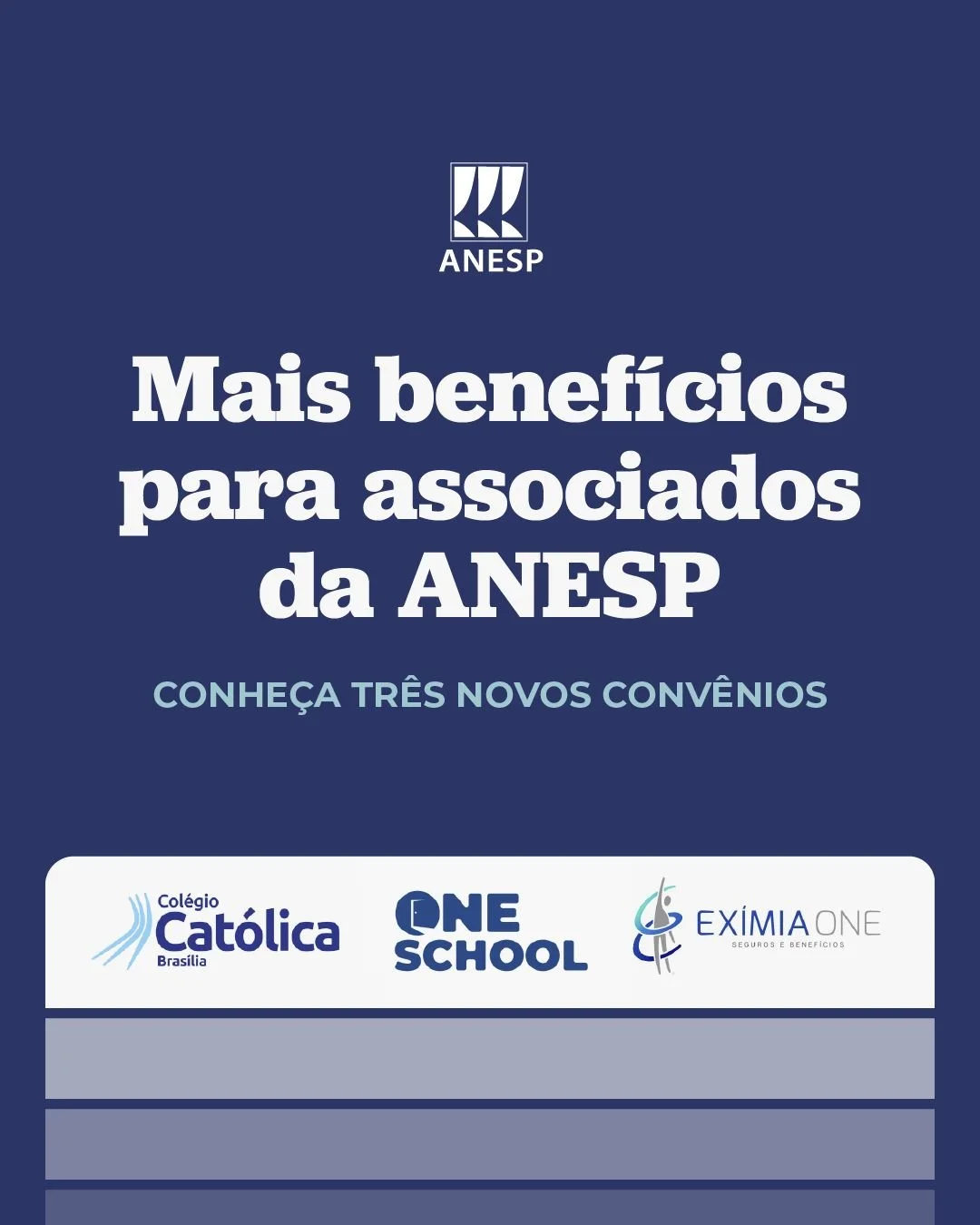 Mais benefícios para associados da ANESP: conheça três novos convênios