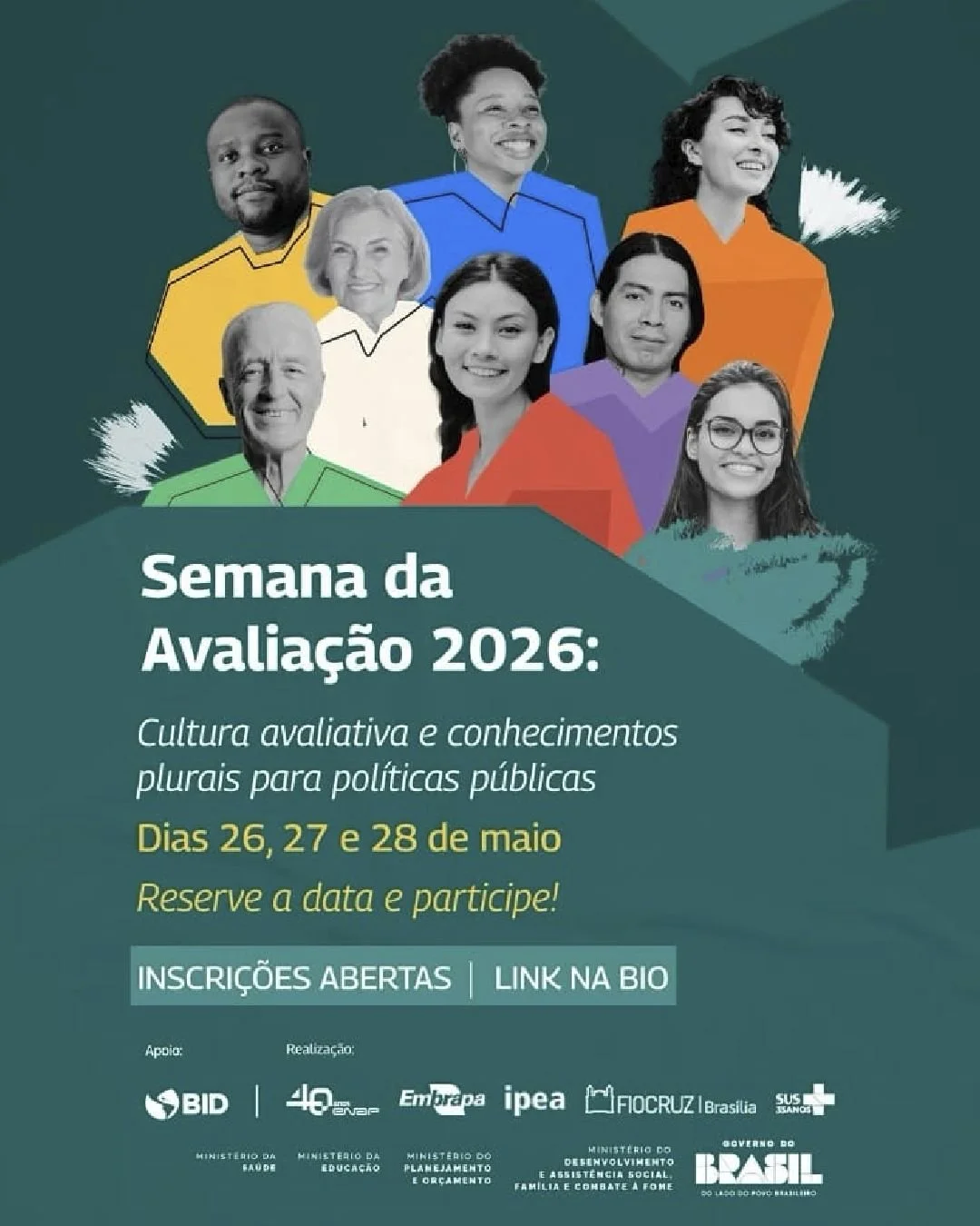 Semana da Avaliação 2026 reforça importância do uso de evidências no aprimoramento de políticas públicas