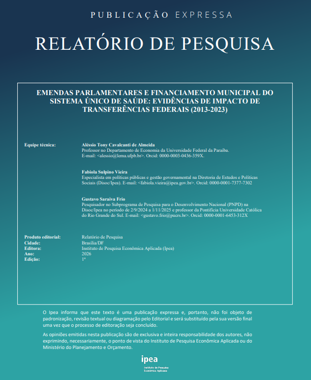 EPPGG participa de estudo sobre impactos das emendas parlamentares no financiamento do SUS