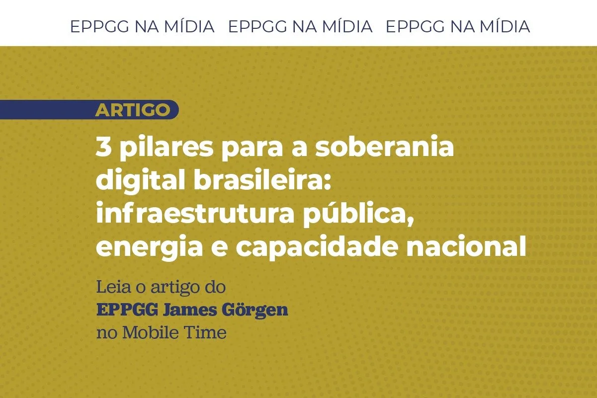 EPPGG defende 3 pilares da soberania digital brasileira