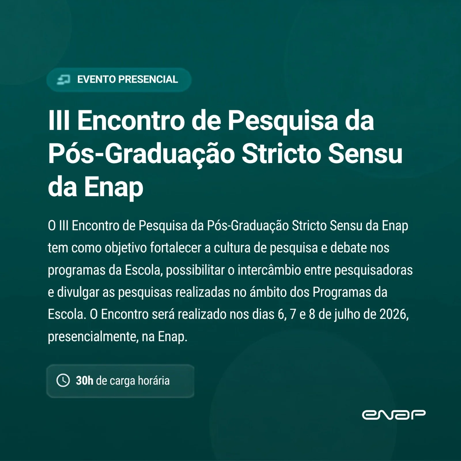 EPPGG participa de debate sobre meio ambiente e finanças verdes em encontro de pesquisa da Enap