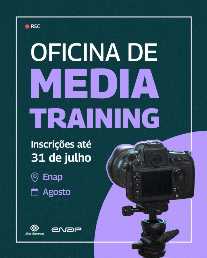 Enap realiza oficina de Media Training para lideranças do governo federal
