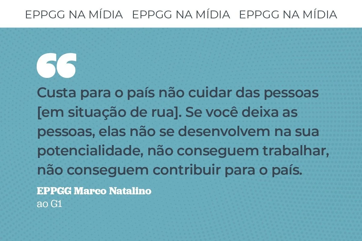 EPPGG critica ausência da população em situação de rua no debate eleitoral