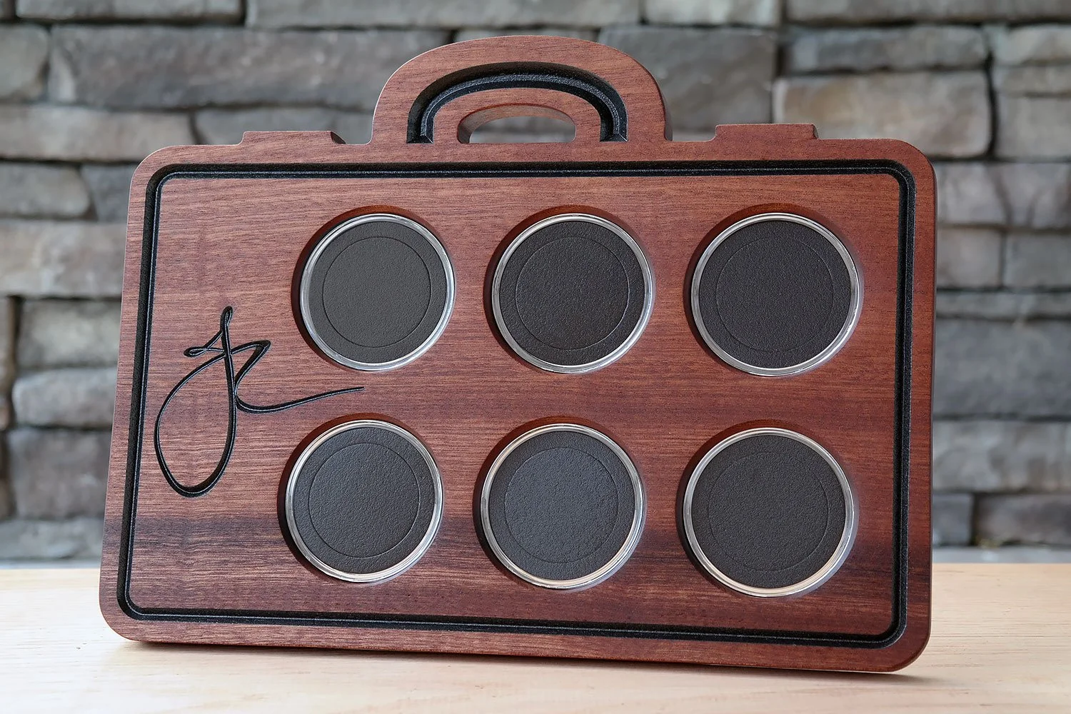 Jeff Ruby Suitcase - Challenge Coin Displays
