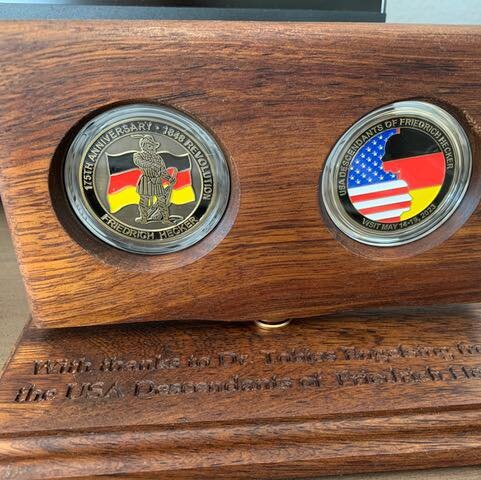 Those are some beautiful challenge coins showcased in our Rotating Coin Display made out of Angelique wood with a personalized base.
.
.
.
#presentation #awards #madeinUSA #challengecoins #recognition #corporategifts #coindisplays #corporategiftideas