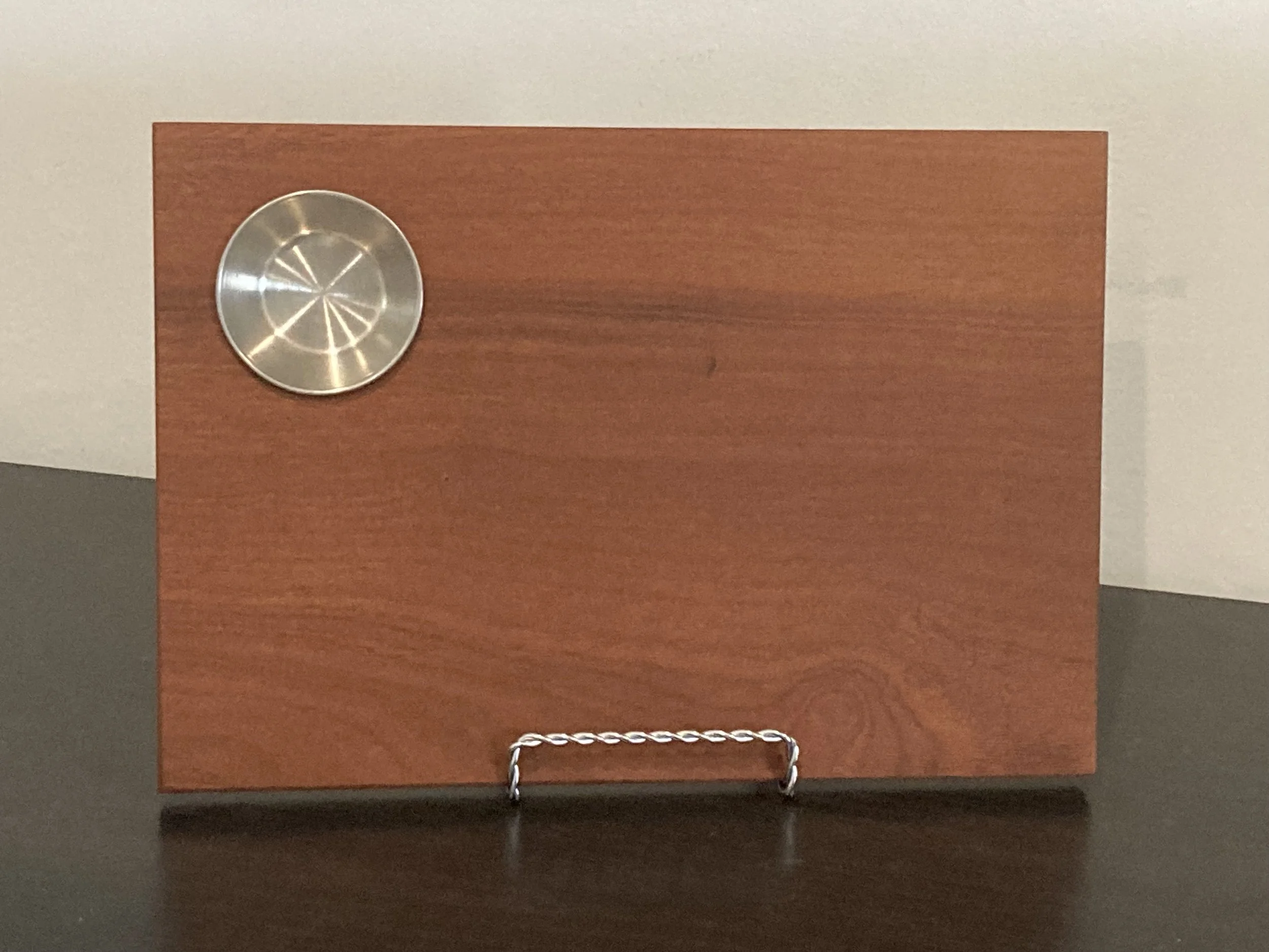 Sushi Plate, Charcuterie Board | Sapele - Challenge Coin Displays