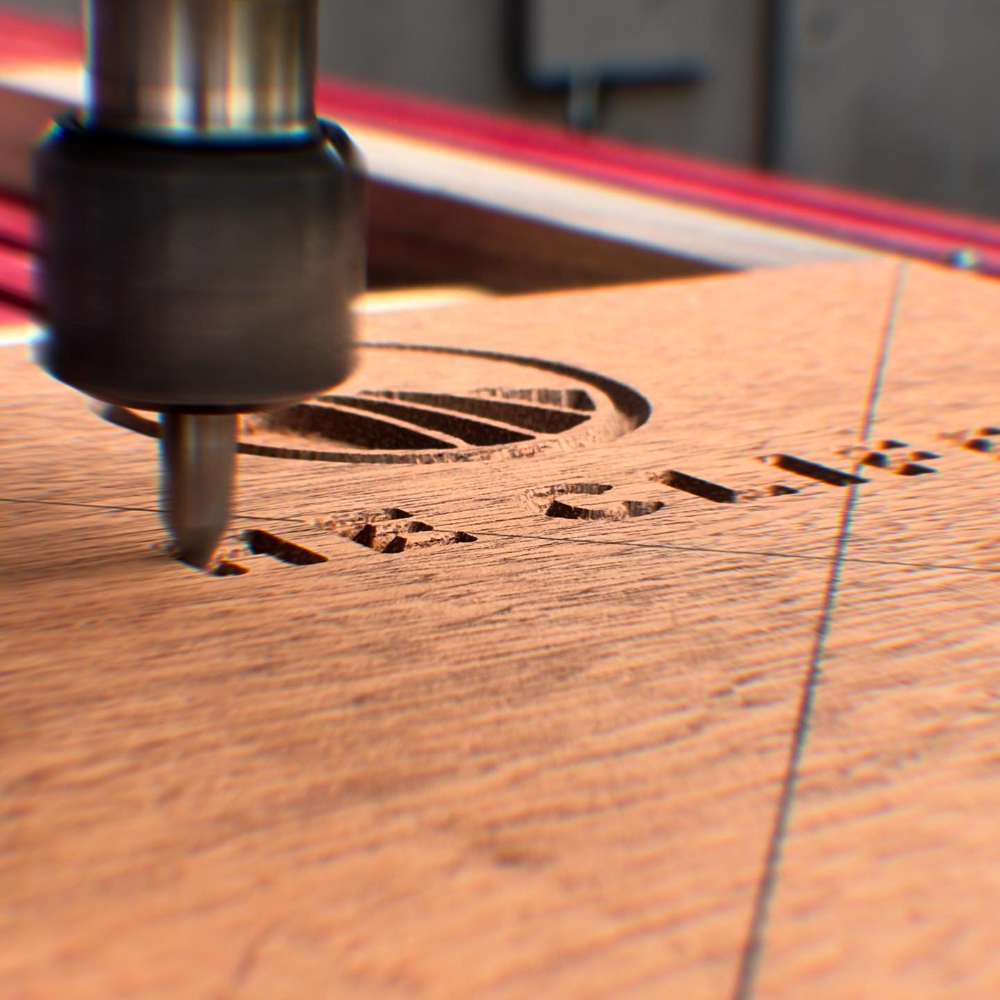 The start of something unique.  This display will have a cut-out design, along with the logo (shown) and multiple lines of text.  Stay tuned for the final product.

#coindisplay #challengcoin #corporateawards #corporategifts #custom #giftideas #giftg