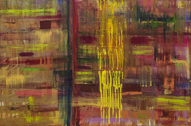 heart of phoenix, acrylics on canvas