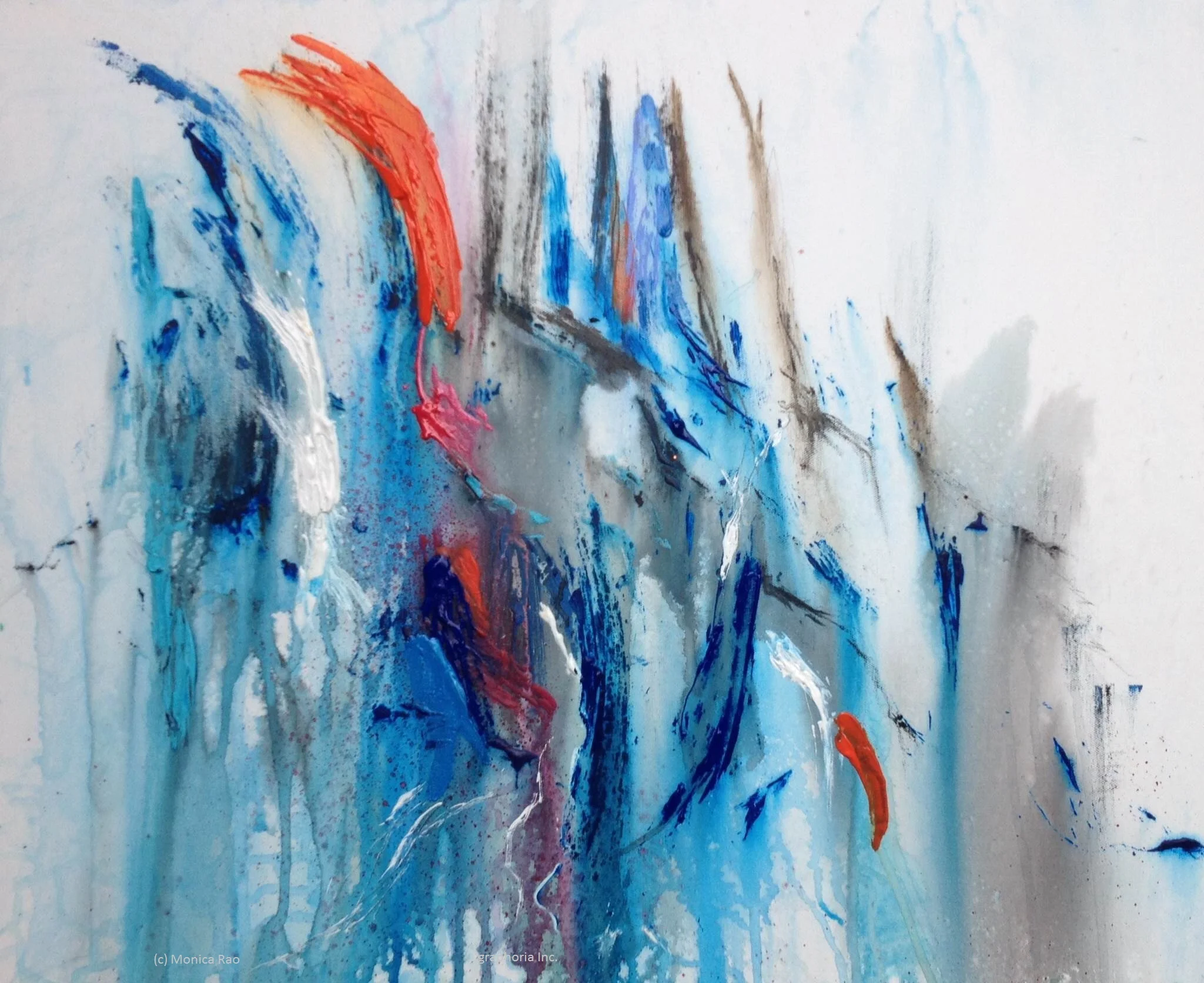 mystic mountain, acrylics on canvas