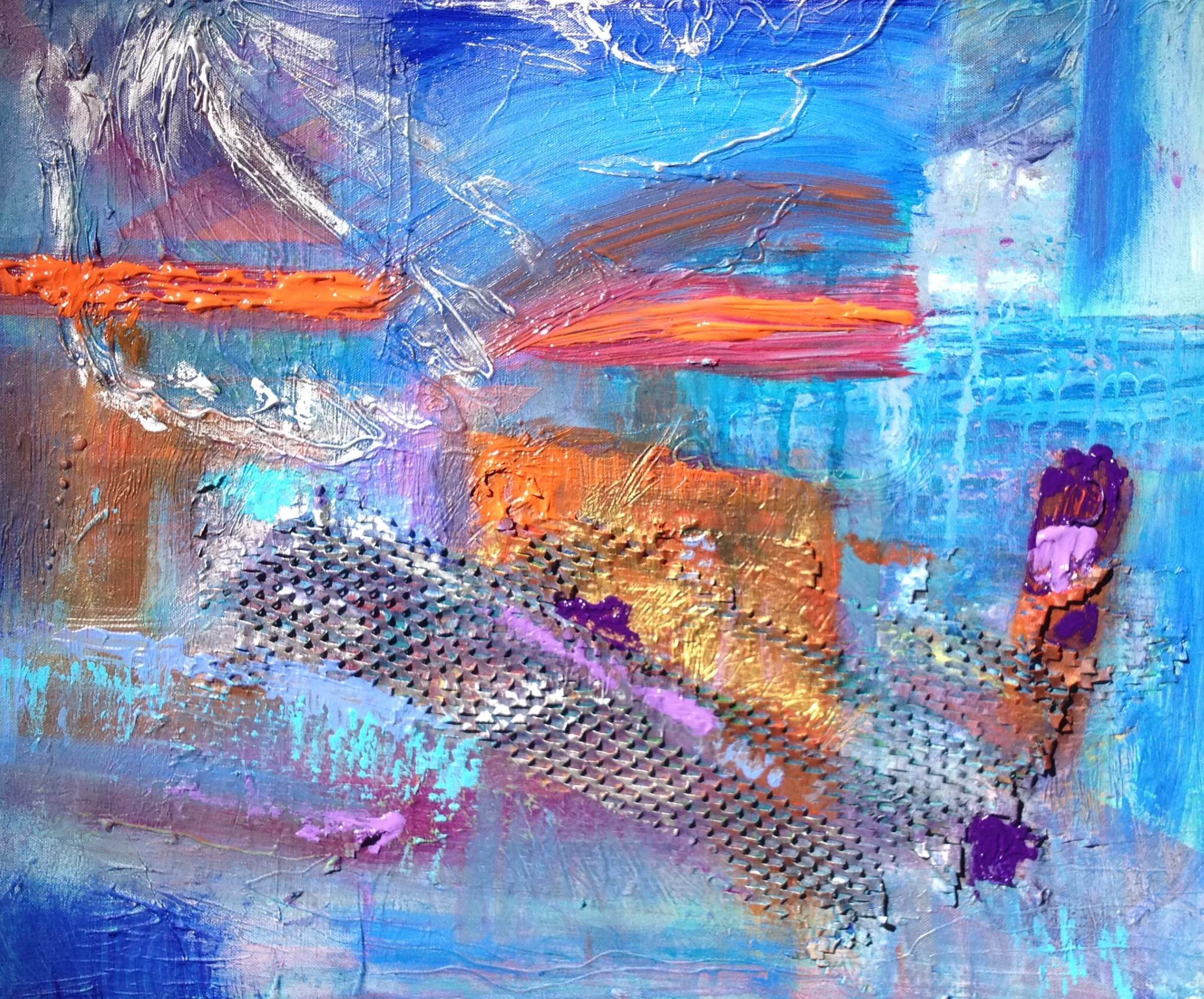sunsplashed-mixed media