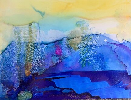 Graphoria Inc_Flowing Stream_40%_Alcohol Inks_2020.jpg