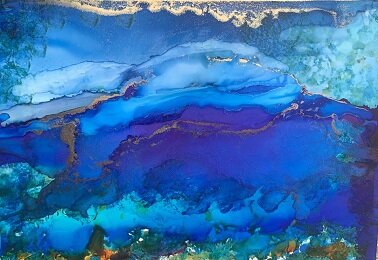 Graphoria_Sandbar 35%__Alcohol inks_2020.jpg