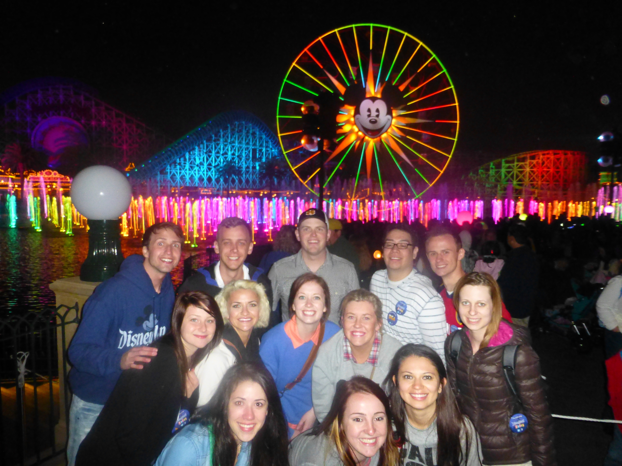 2013 - PR in LA - World of Color Group Picture.JPG