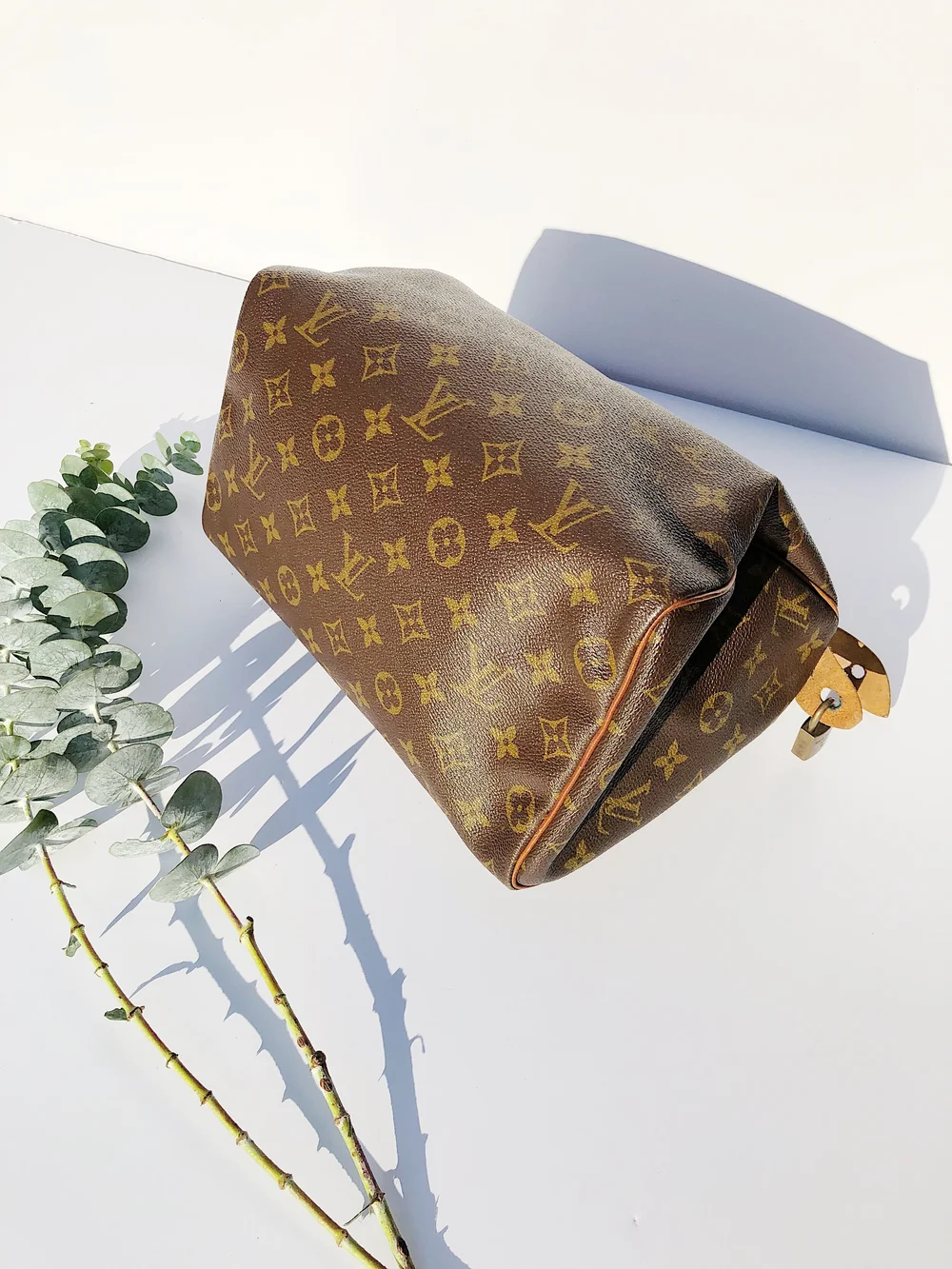 LOUIS VUITTON 80s Monogram Speedy 25cm — Garment Modern + Vintage